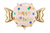 Candy Happy Birthday Foil Balloon