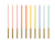 Rainbow Gold Tip Candles