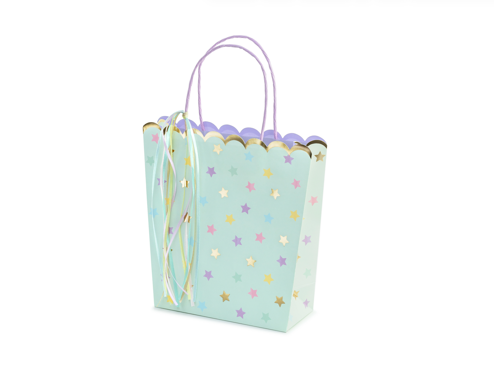 Mint Stars Gift Bag