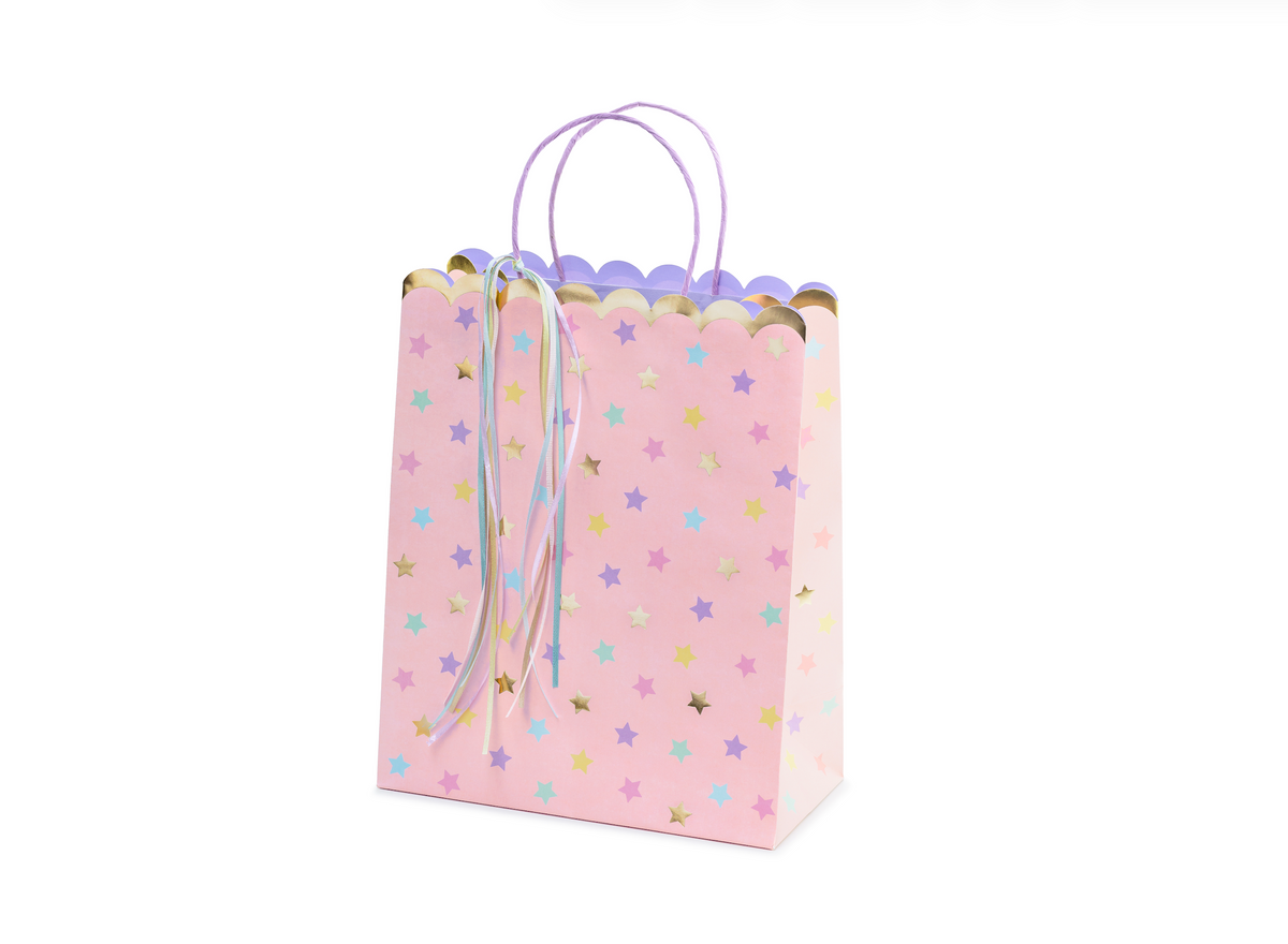 Pink Stars Gift Bag