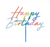 Happy Birthday Acrylic Cake Topper