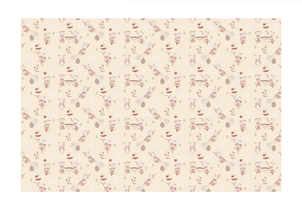 Mice Paper Tablecloth