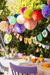 Light Peach Mini Honeycomb Ball Decoration