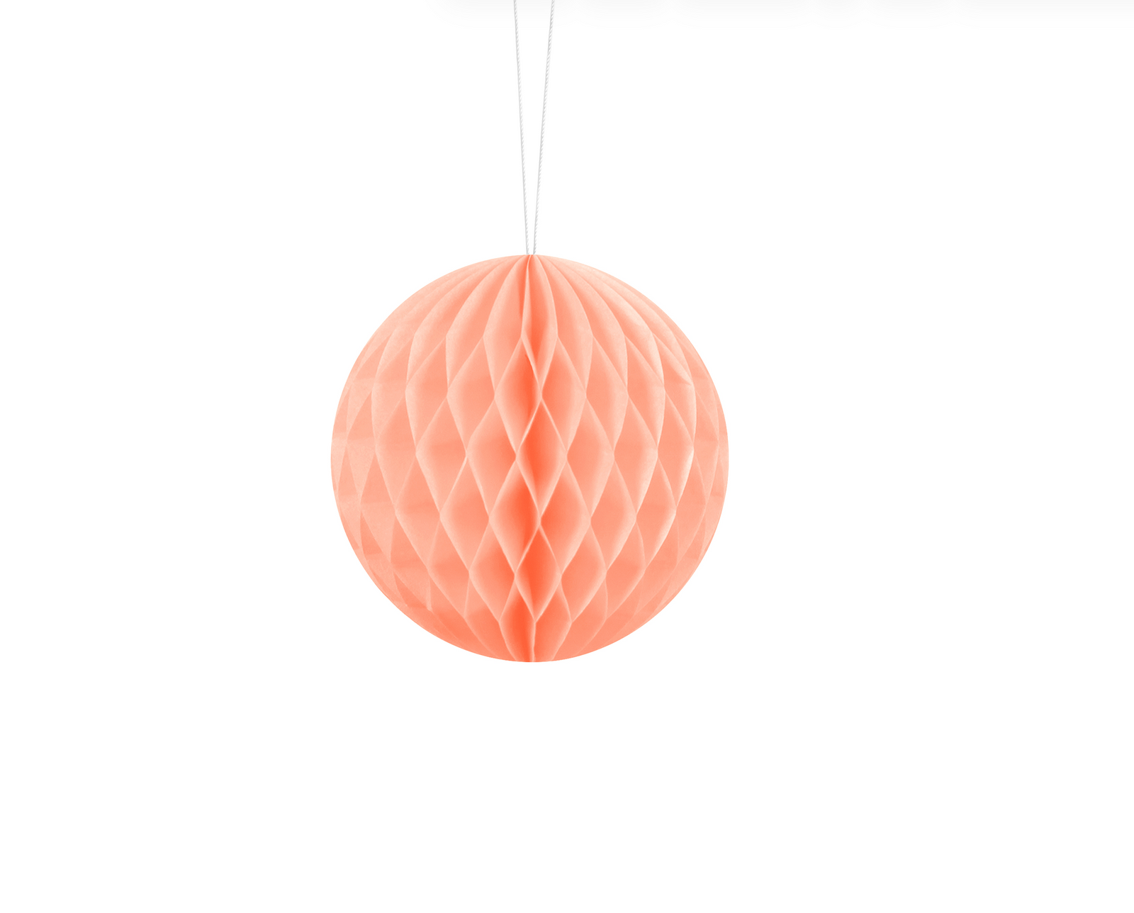 Light Peach Mini Honeycomb Ball Decoration