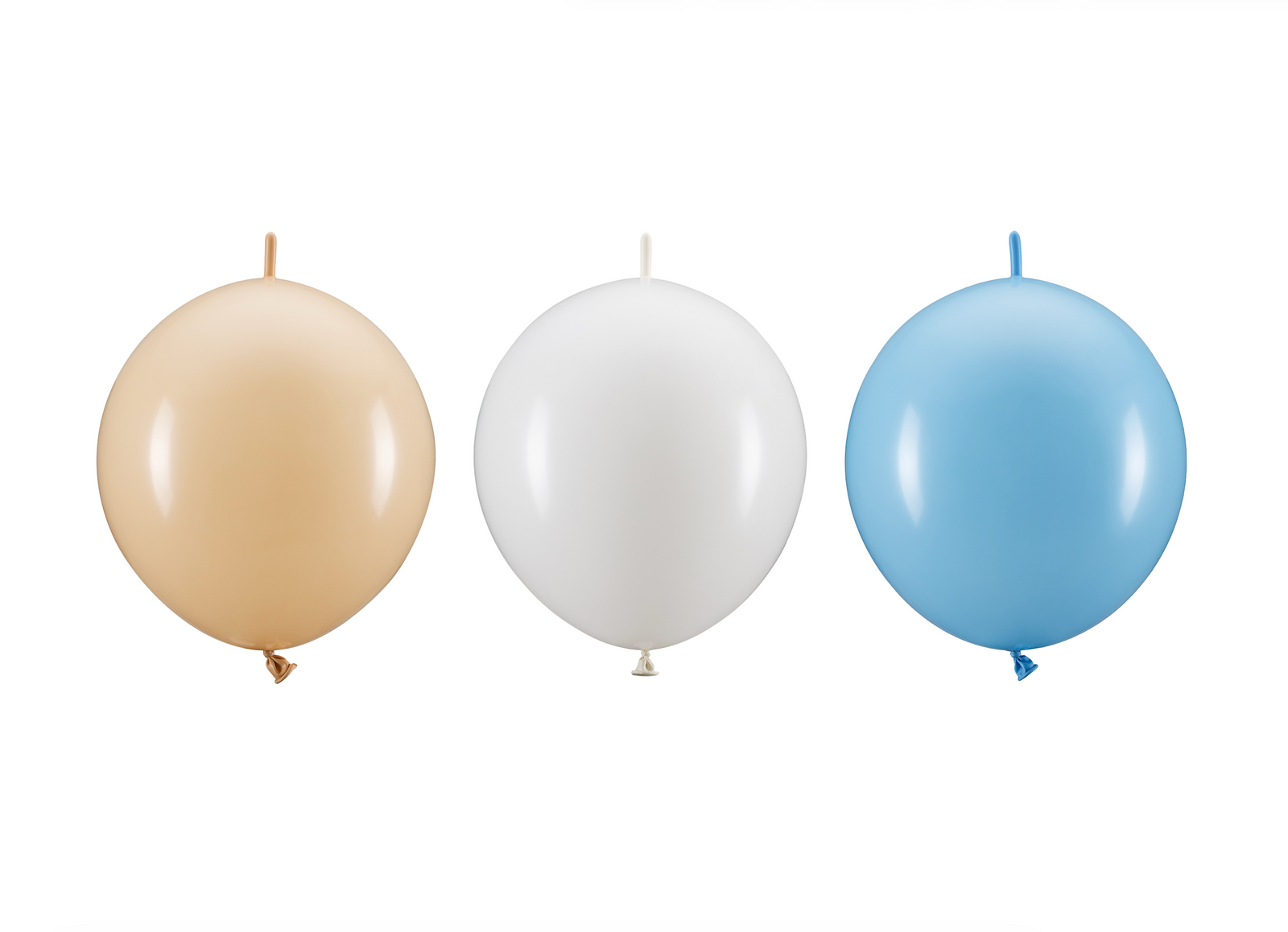 Blue Mix Linking Balloons