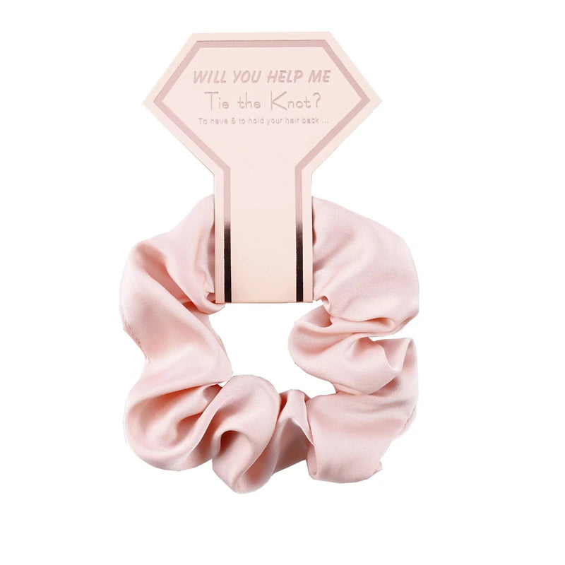 Maid of Honor Satin Scrunchie