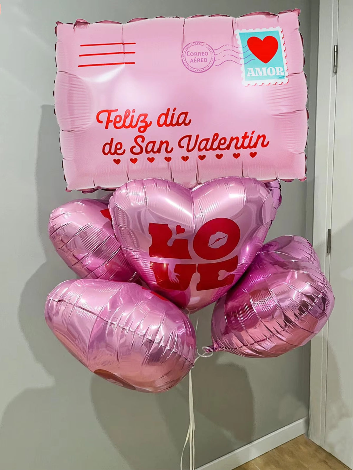 Love Letter Heart Foil Balloons