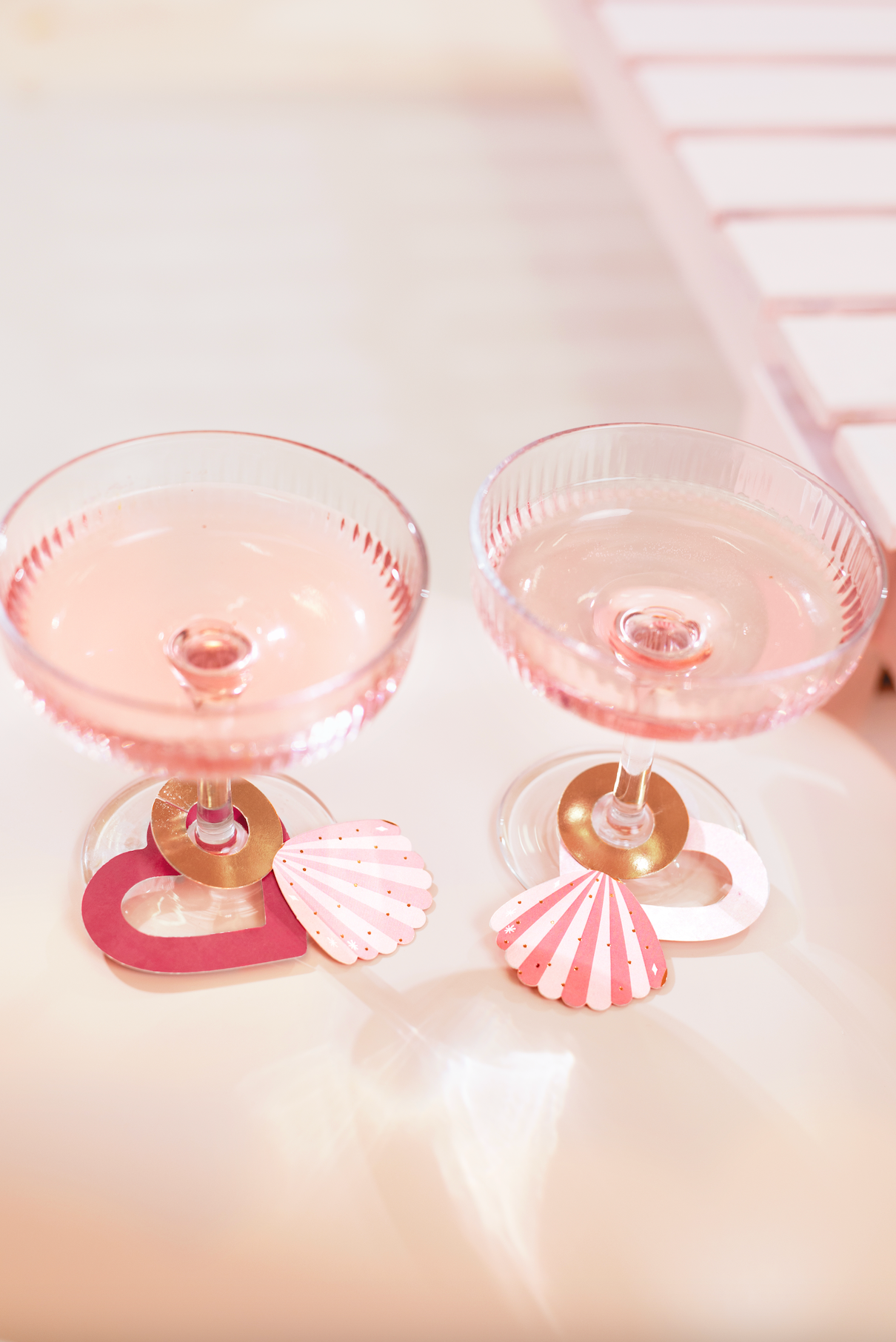 Seashell & Swimsuit Bride Drink Tags