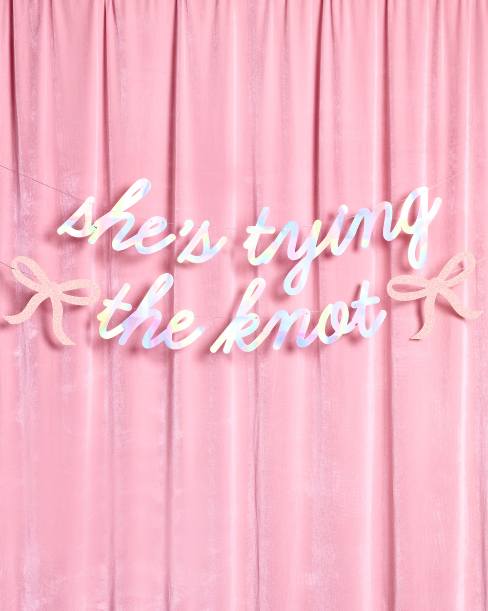 She's Tying the Knot Banner
