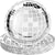 Silver Disco Tableware Set