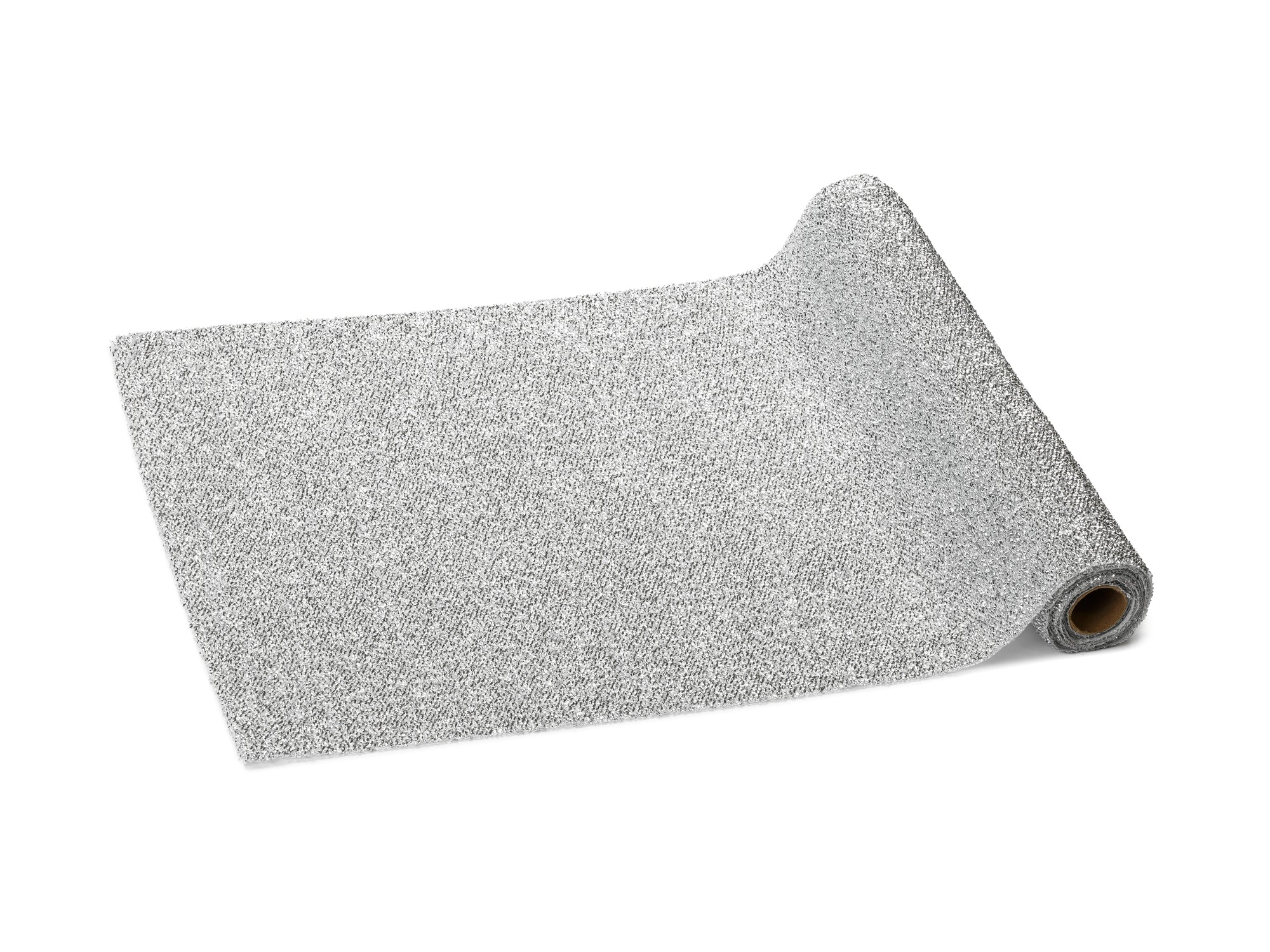 Silver Metallic Table Runner 