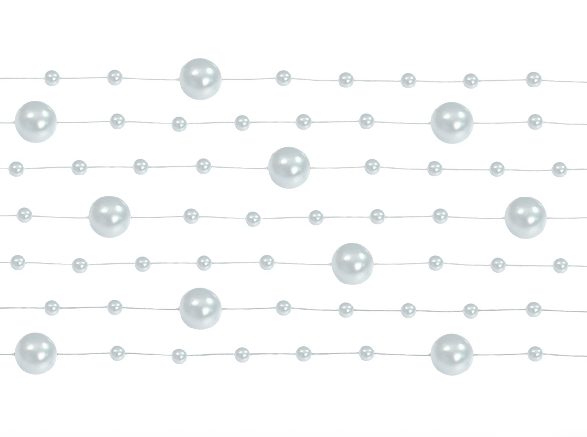 Silver Pearl Garlands