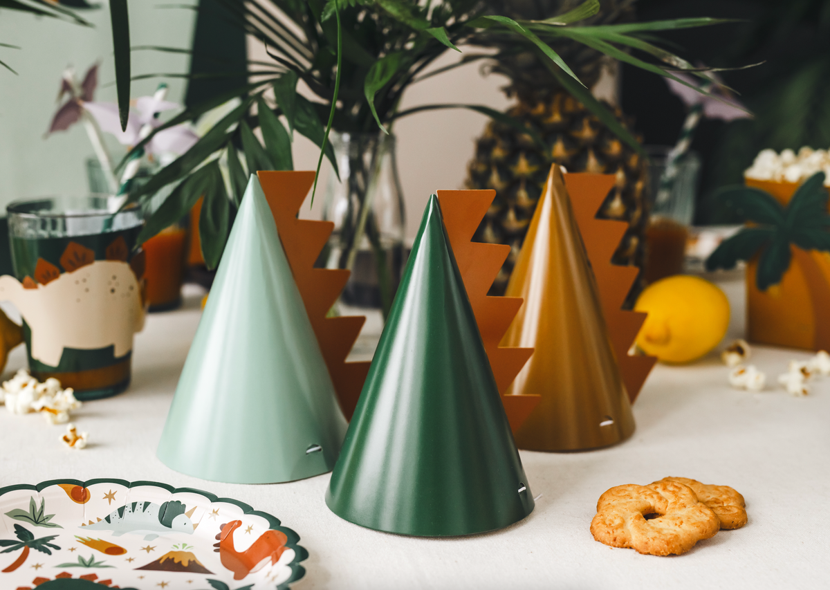 Spiked Dinosaur Party Hats