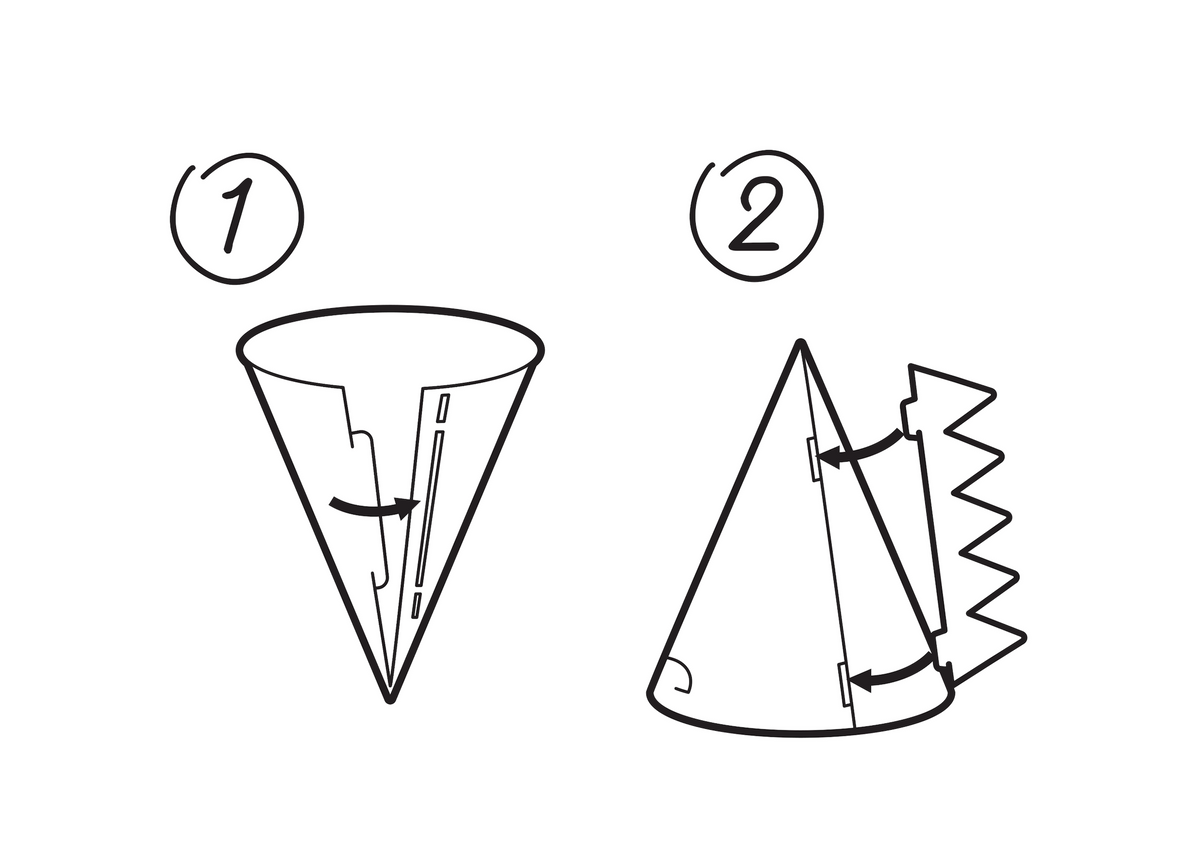 Spiked Dinosaur Party Hats