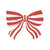 Red & White Striped Bow Napkins