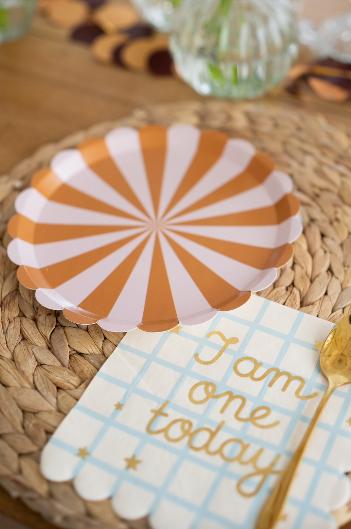 Stripes Paper Plates
