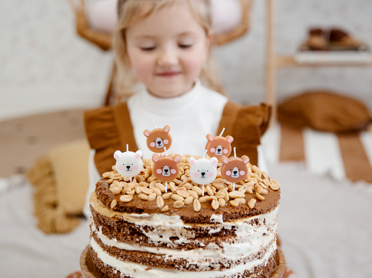 Teddy Bear Birthday Candles