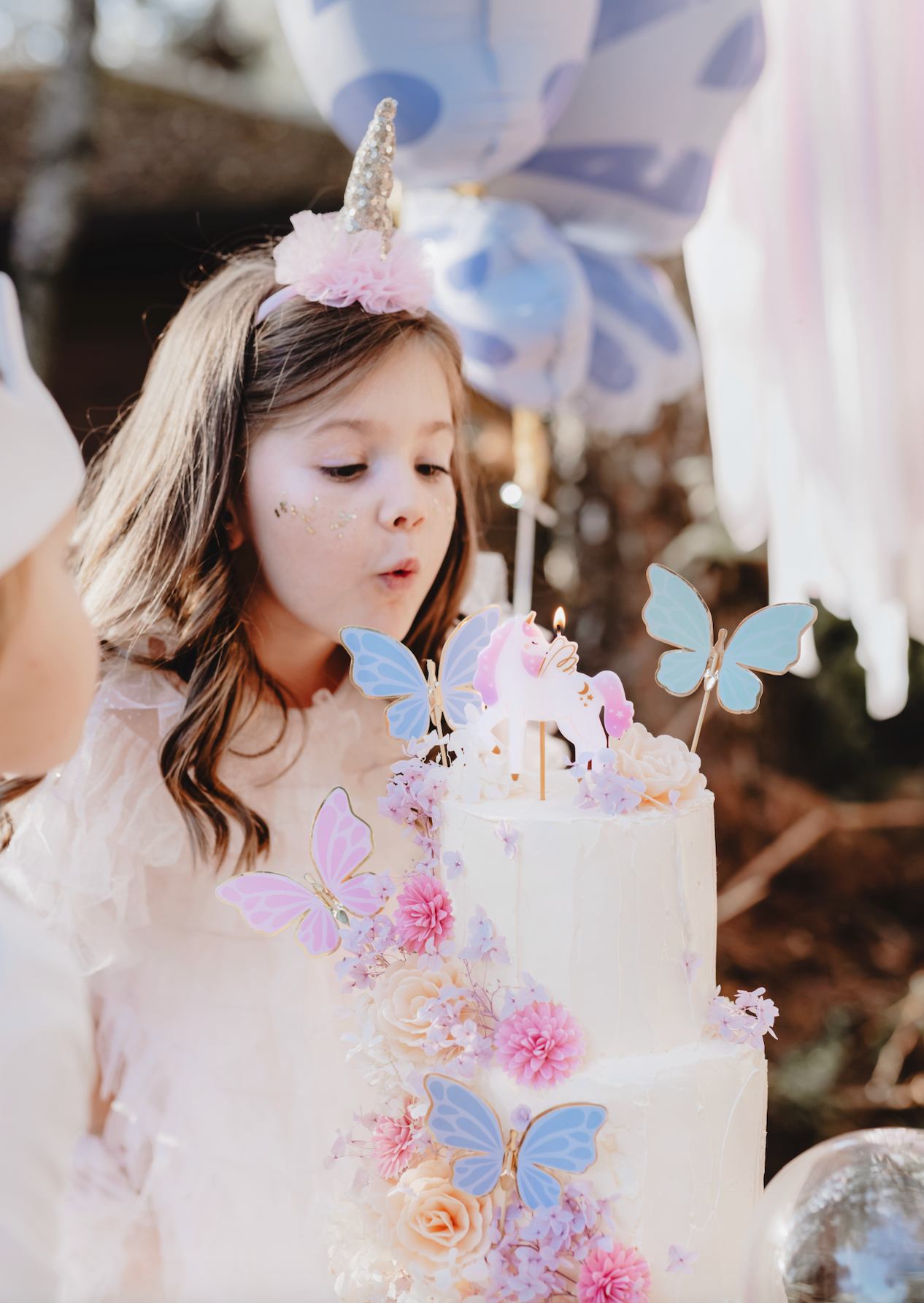 Unicorn Birthday Candle