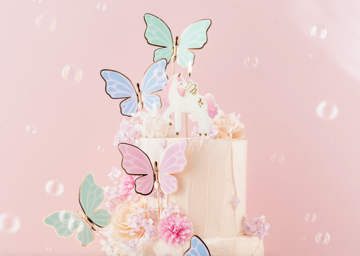 Unicorn Birthday Candle