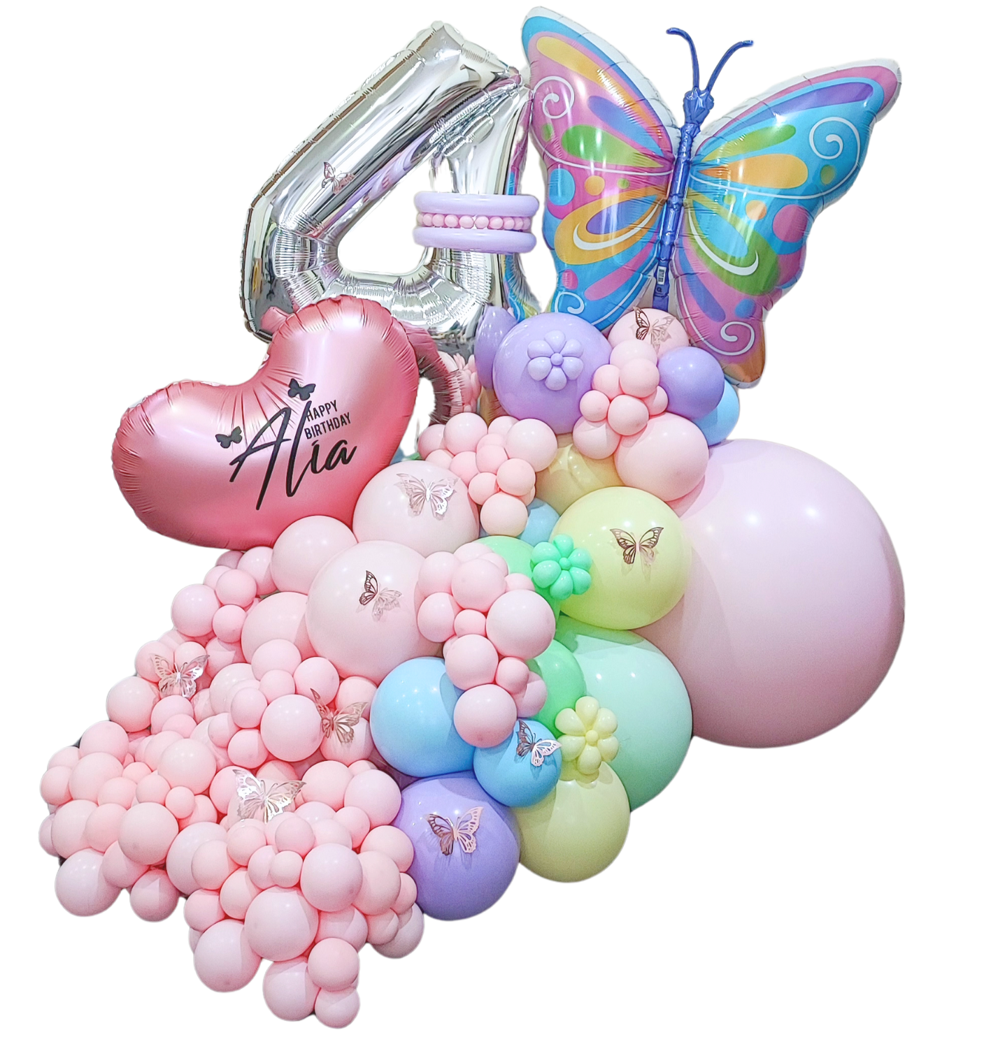 Birthday Balloon Cluster