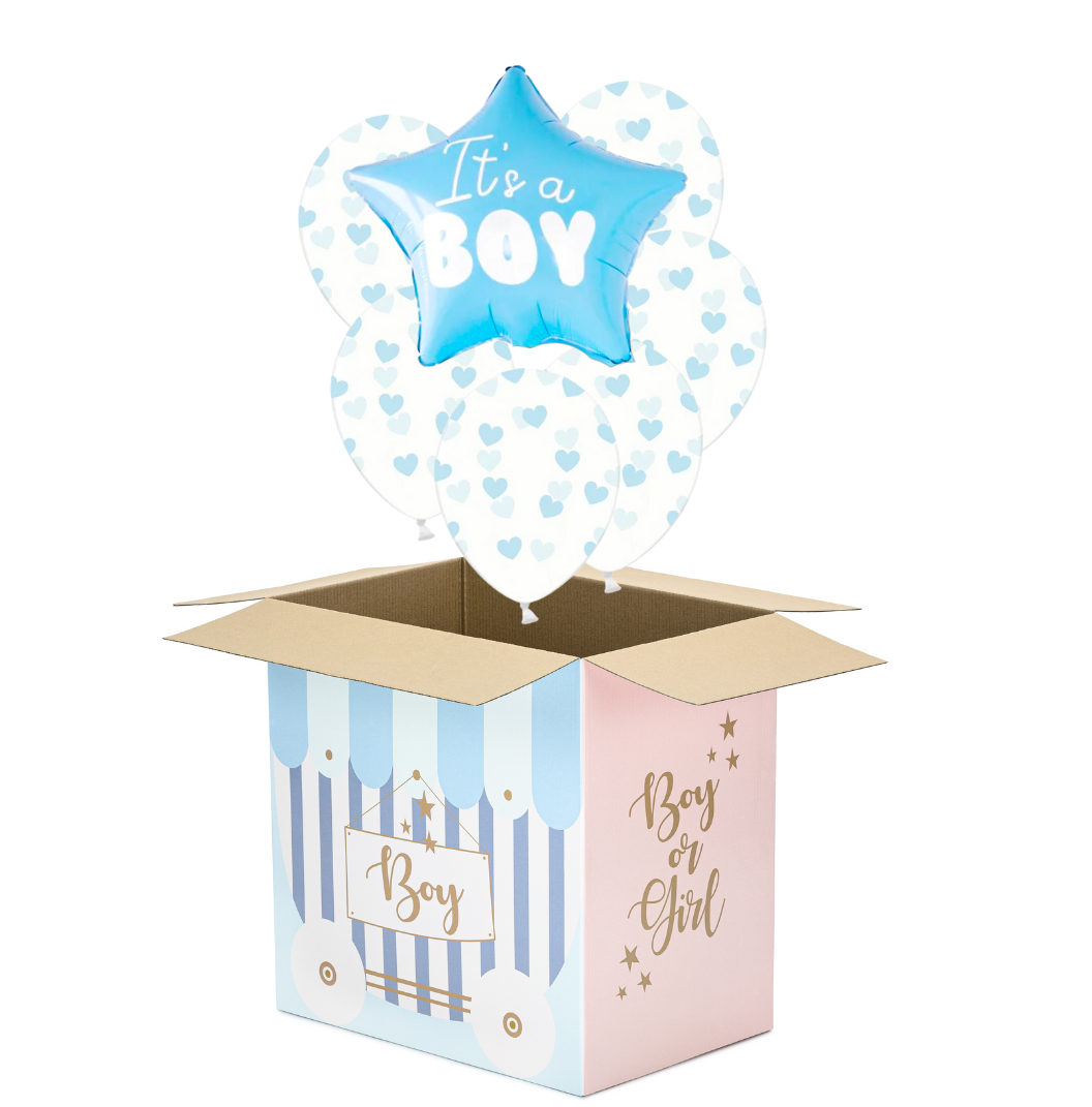 Gender Reveal Balloons Box