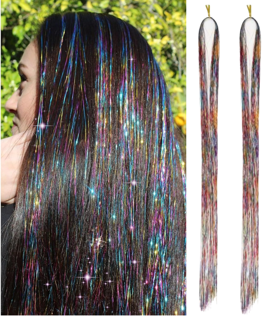 Rainbow Hair Tinsel