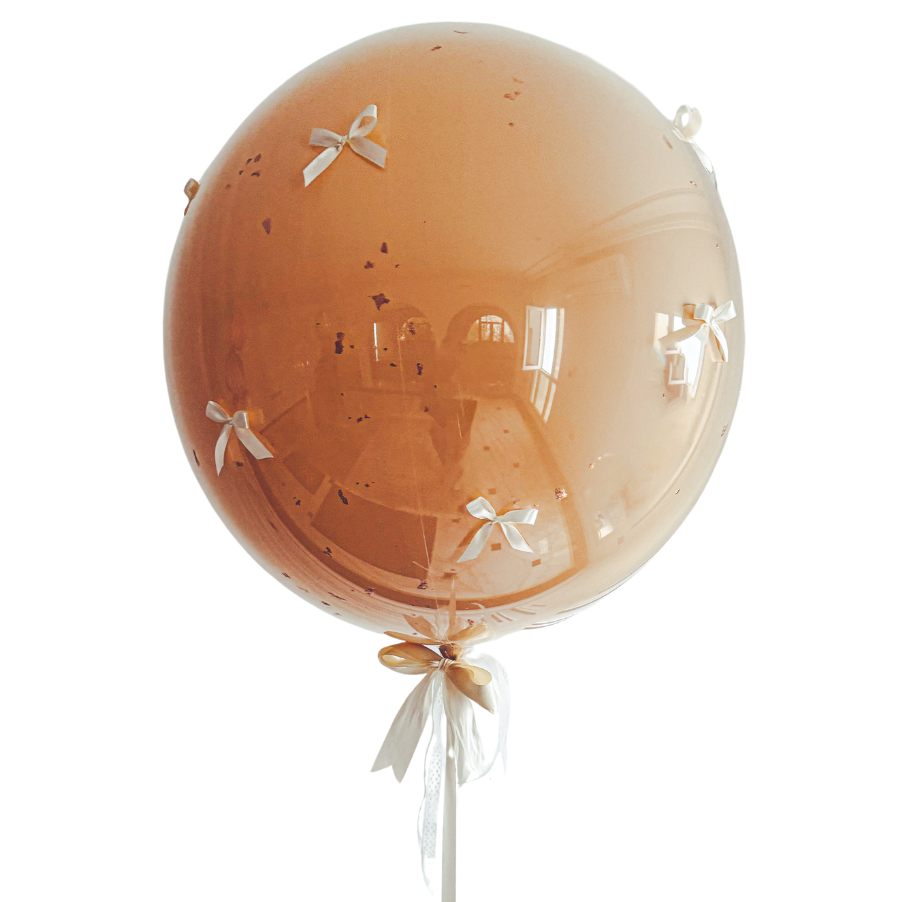 Giant Confetti Balloon with Bows