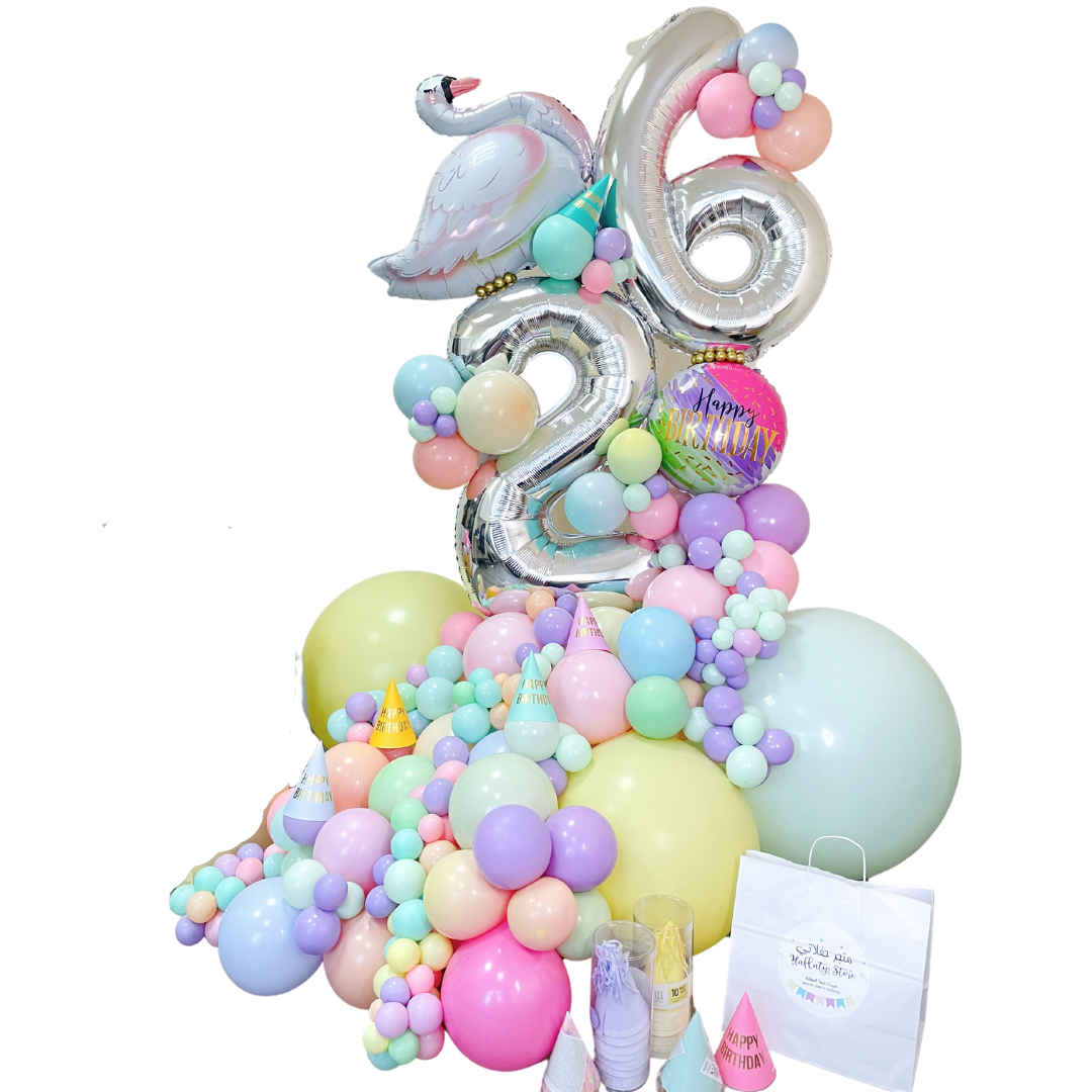 Birthday Balloon Cluster