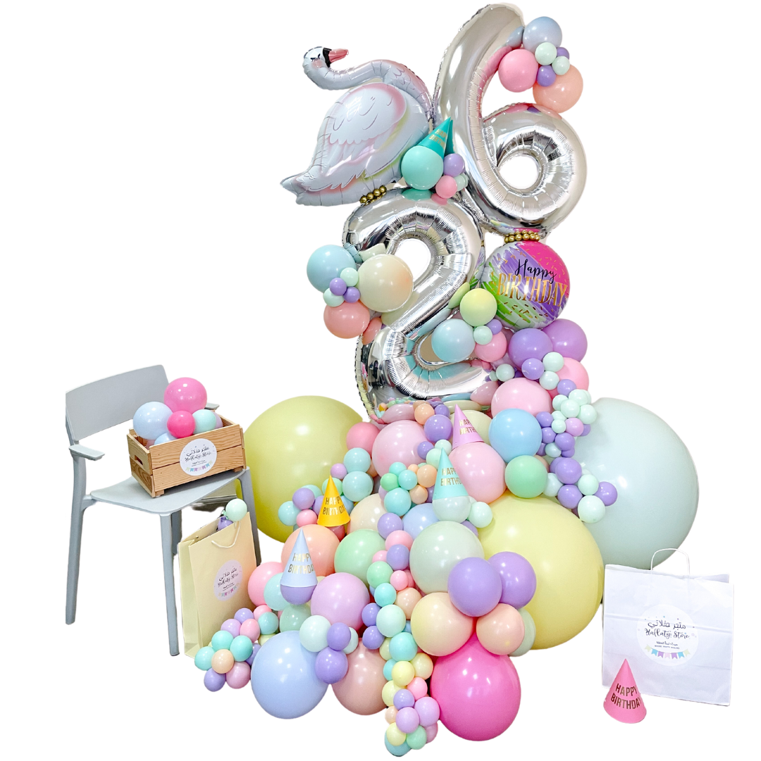 Birthday Balloon Cluster