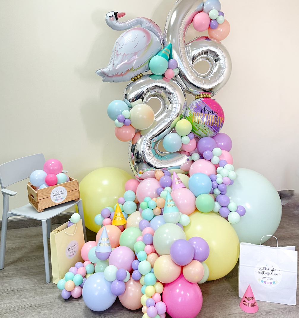 Birthday Balloon Cluster