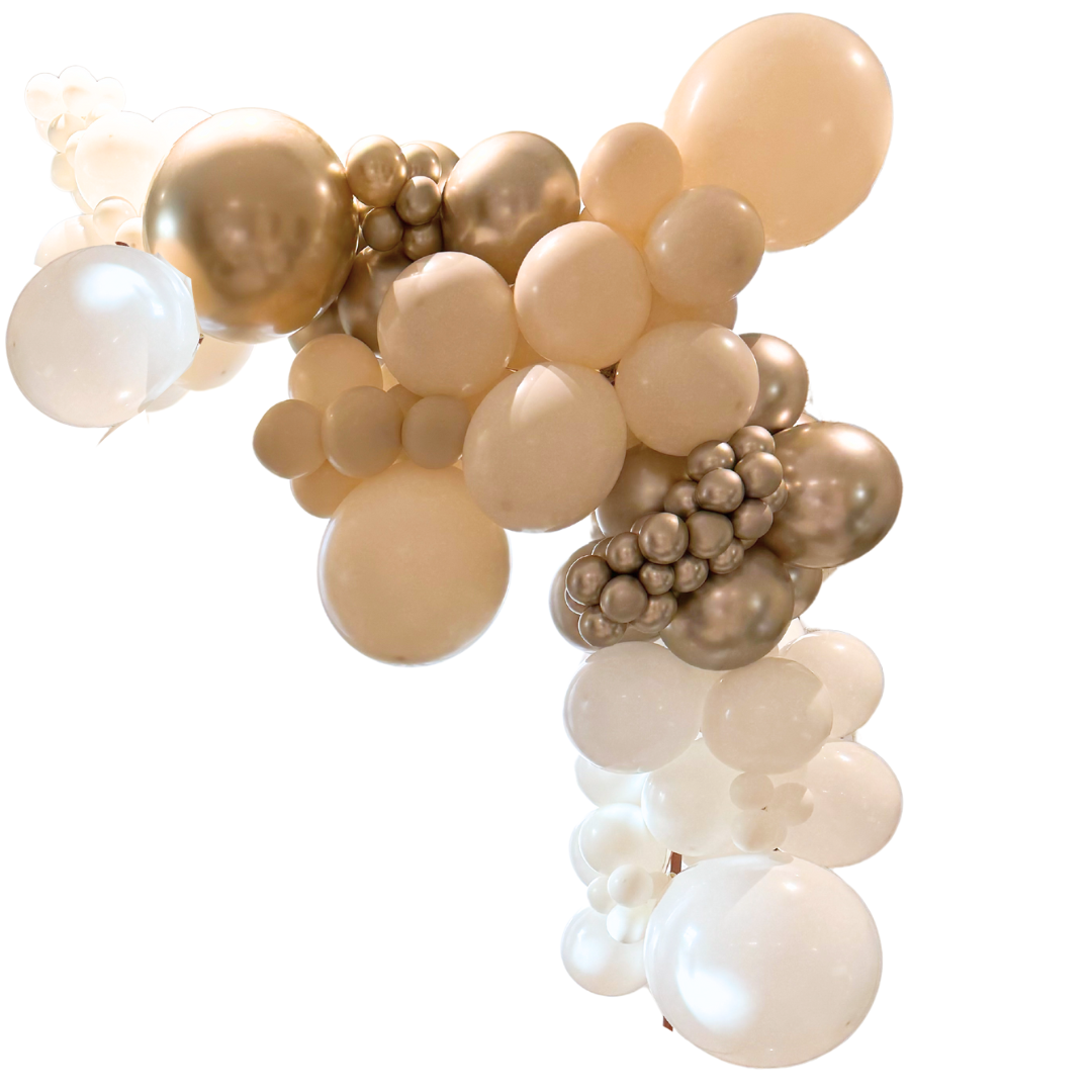 Glam Tan Balloon Garland