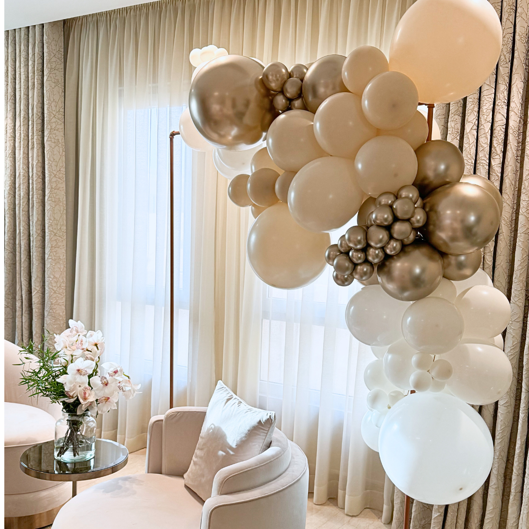 Glam Tan Balloon Garland