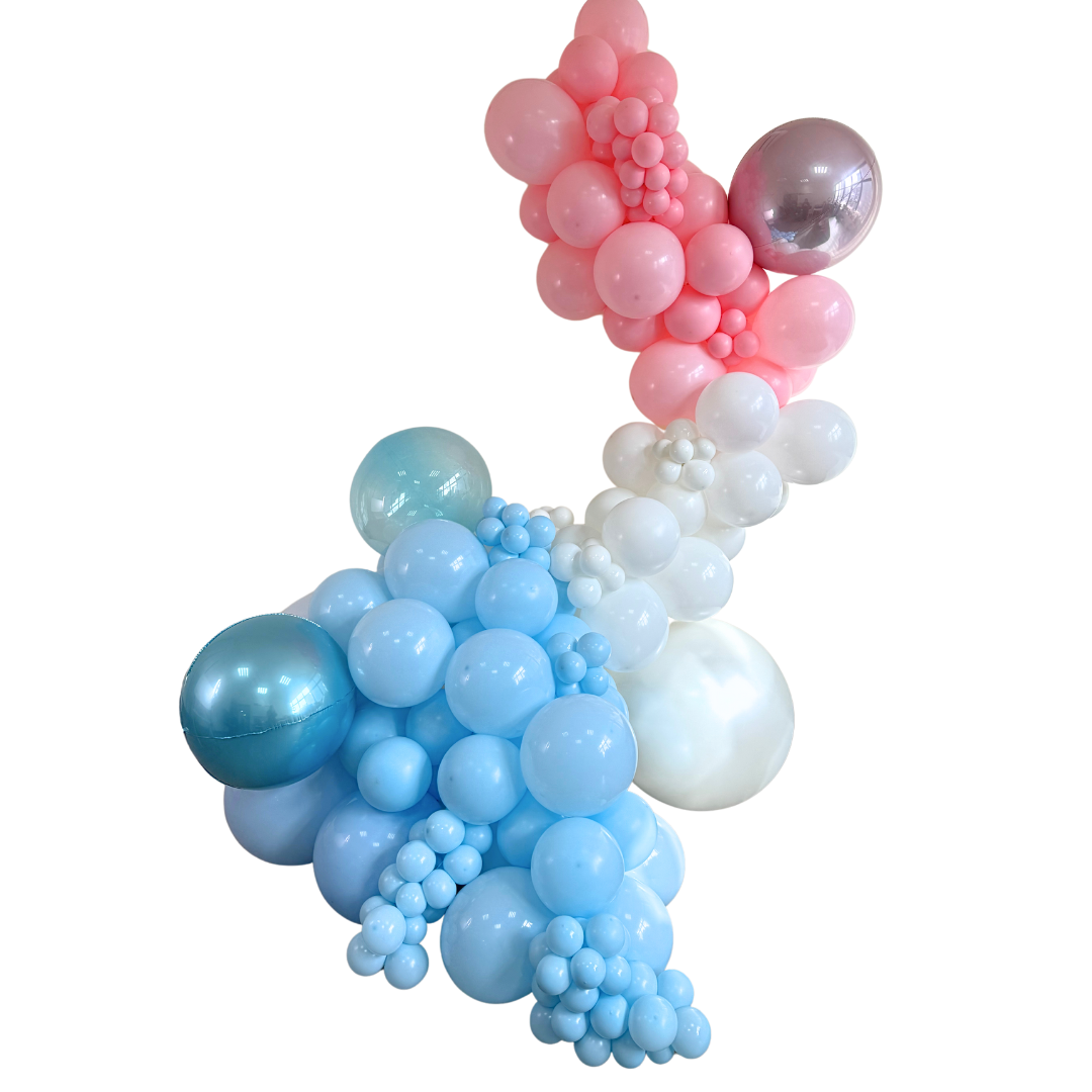 Gender Reveal Balloon Garland