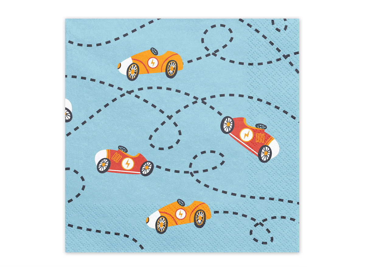 Vintage Car Race Large Napkins