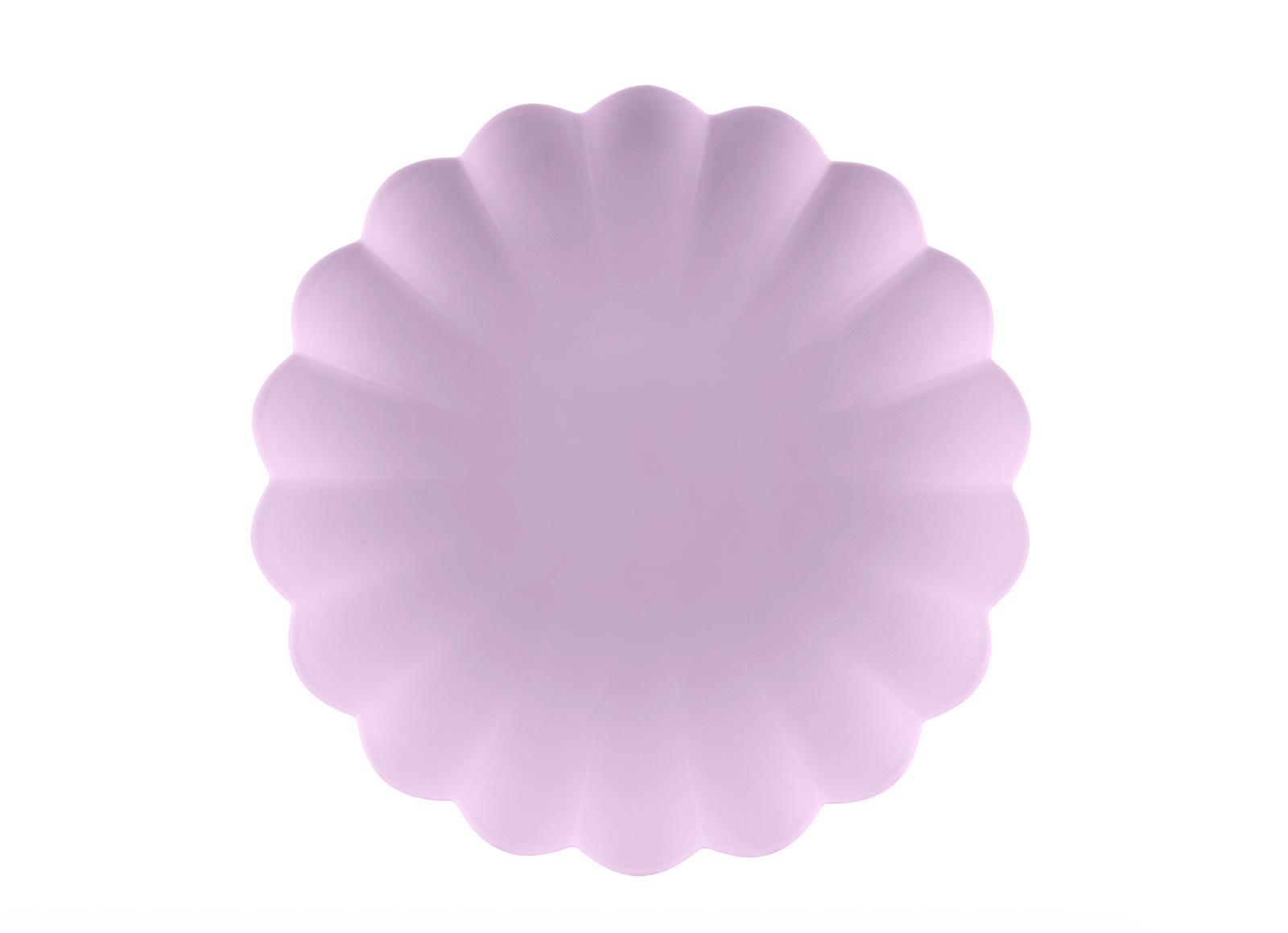 Violet Frill Plastic Plates