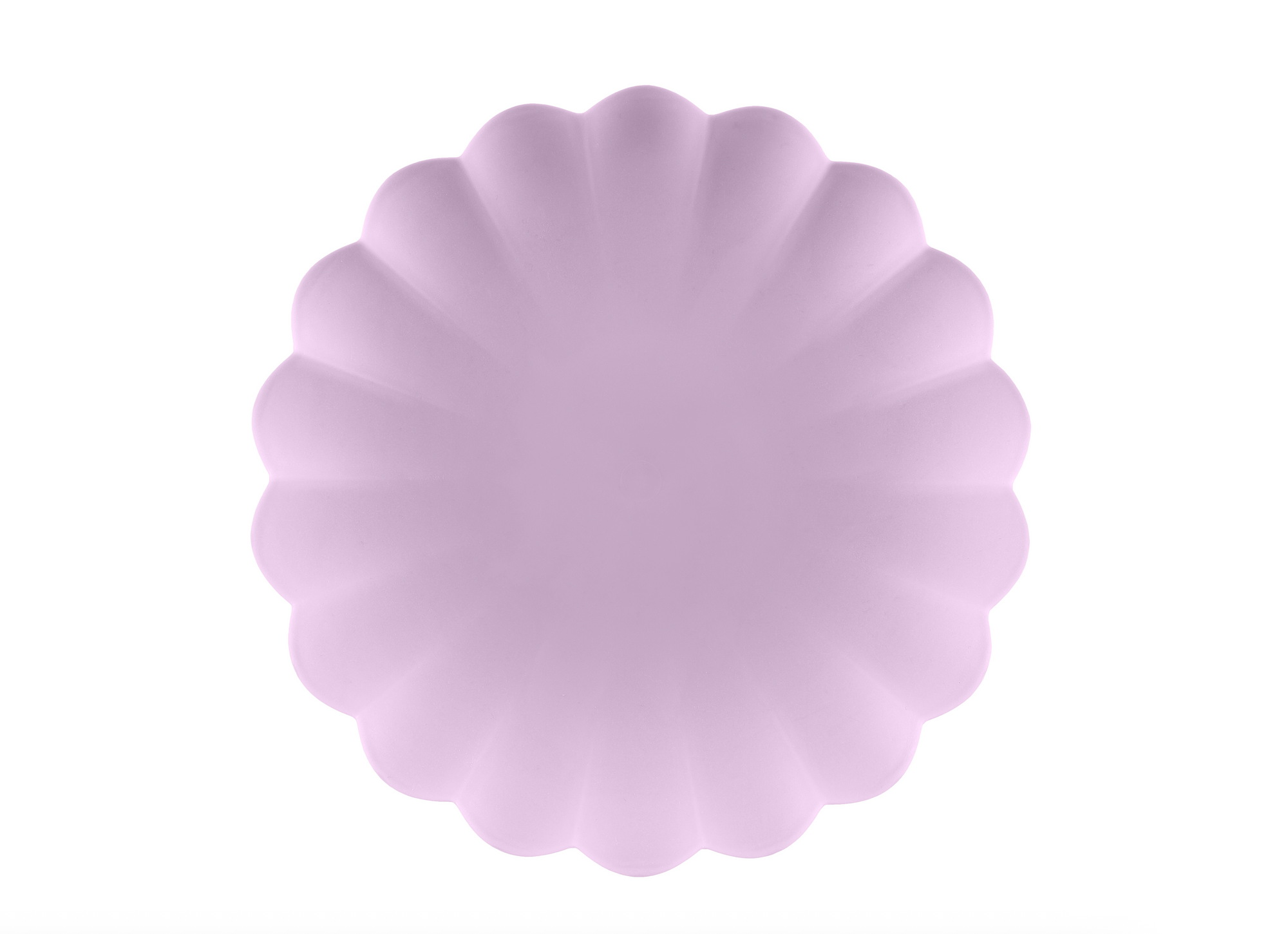 Violet Frill Plastic Plates