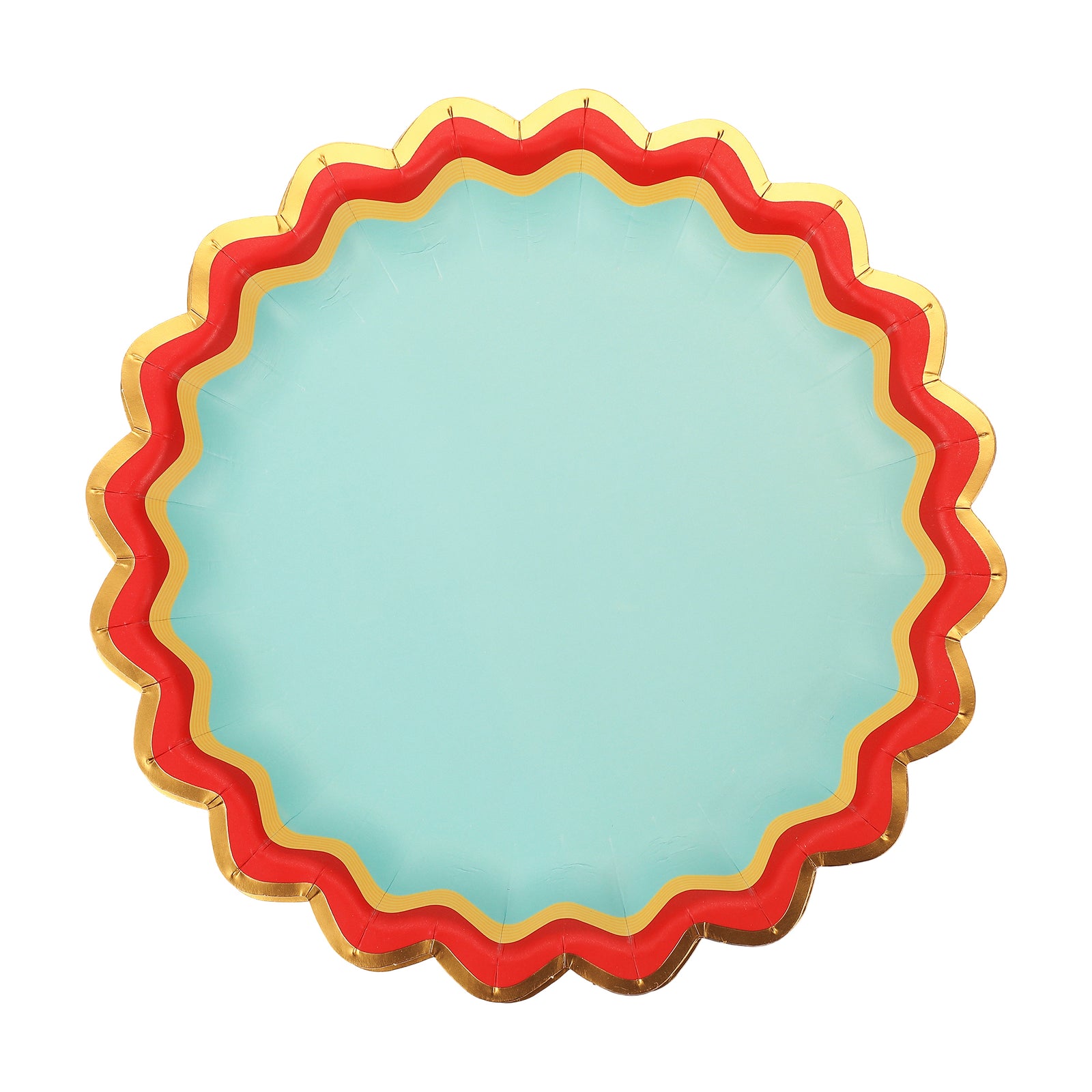 Rainbow Ric Rac Dessert Plates
