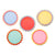 Rainbow Ric Rac Dessert Plates