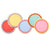 Rainbow Ric Rac Dessert Plates