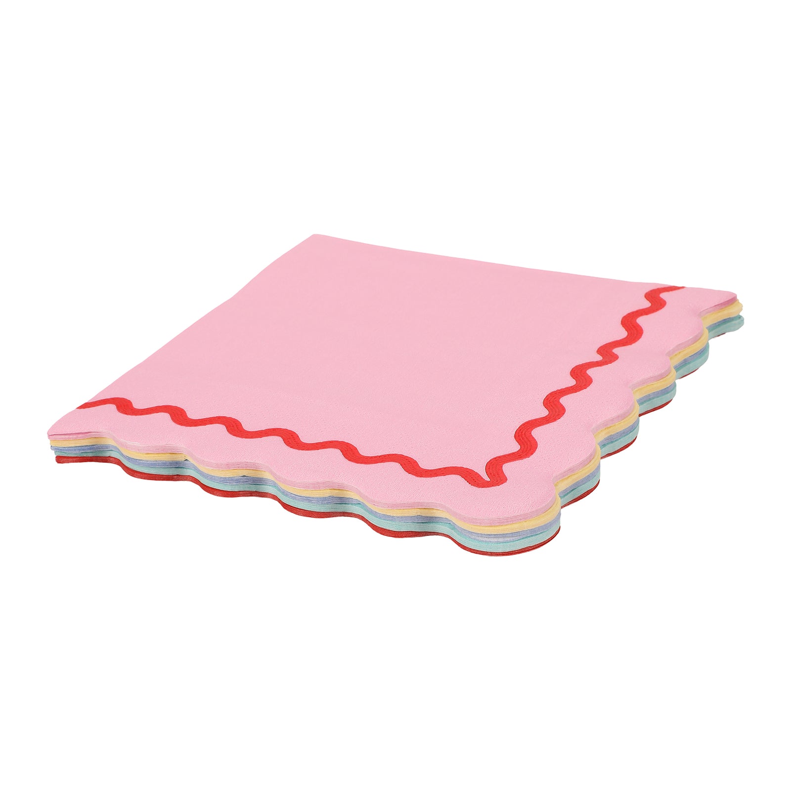 Rainbow Ric Rac Lunch Napkins