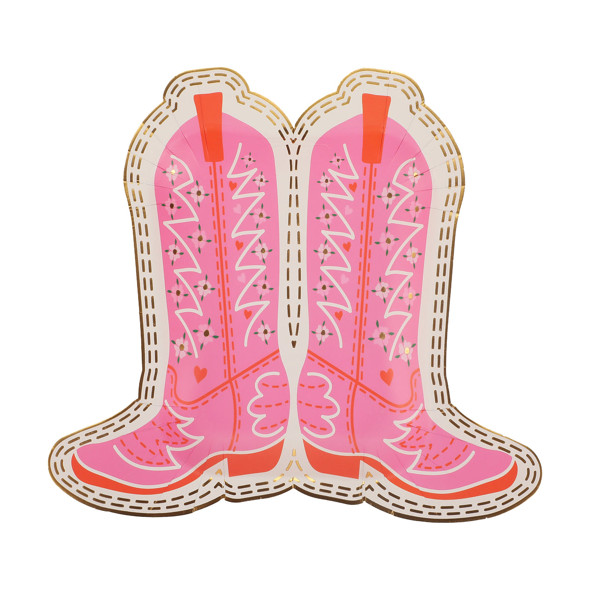 Cowboy Boot Dessert Plates
