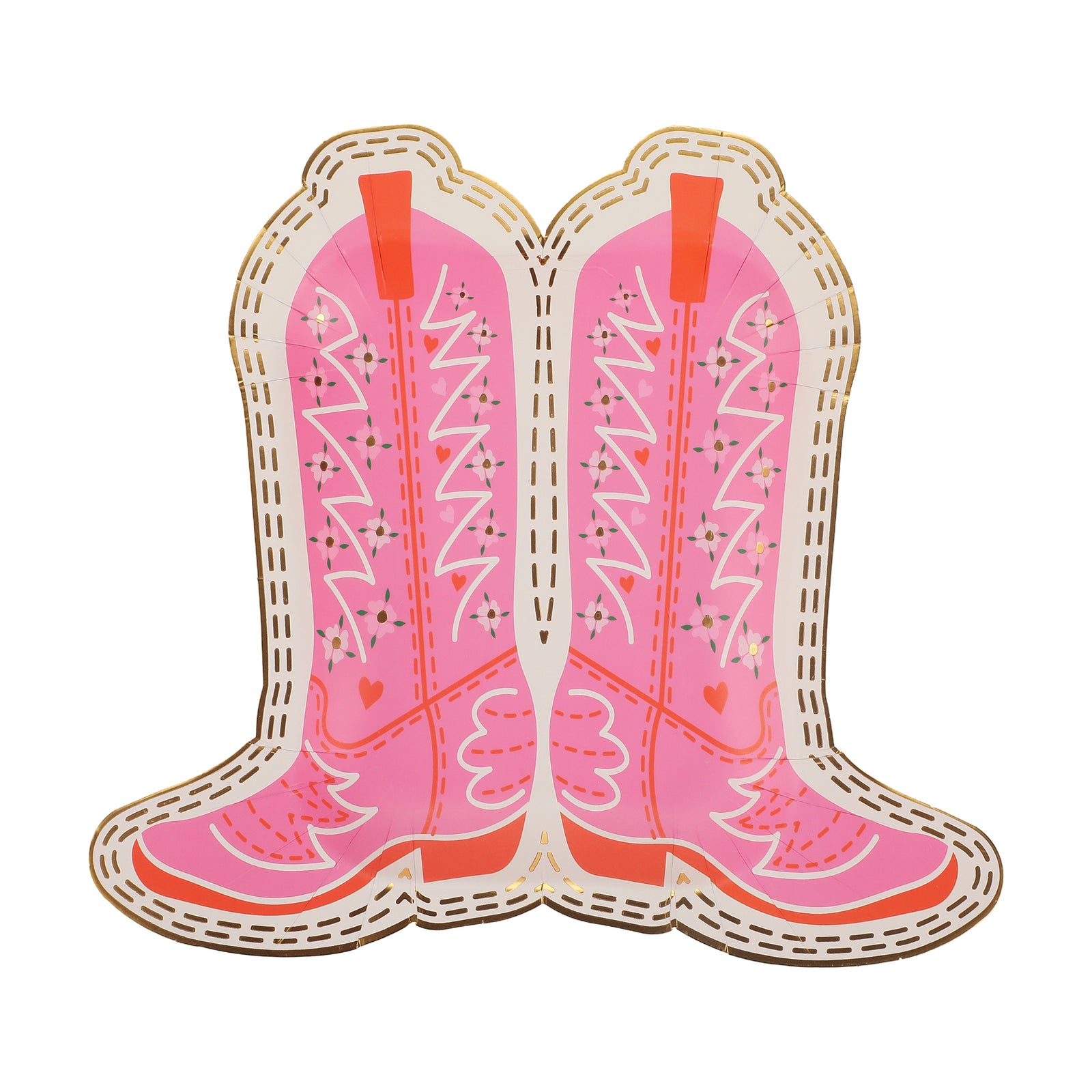 Cowboy Boot Dessert Plates