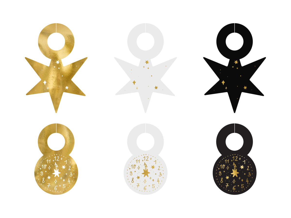 New Year Drink Tags
