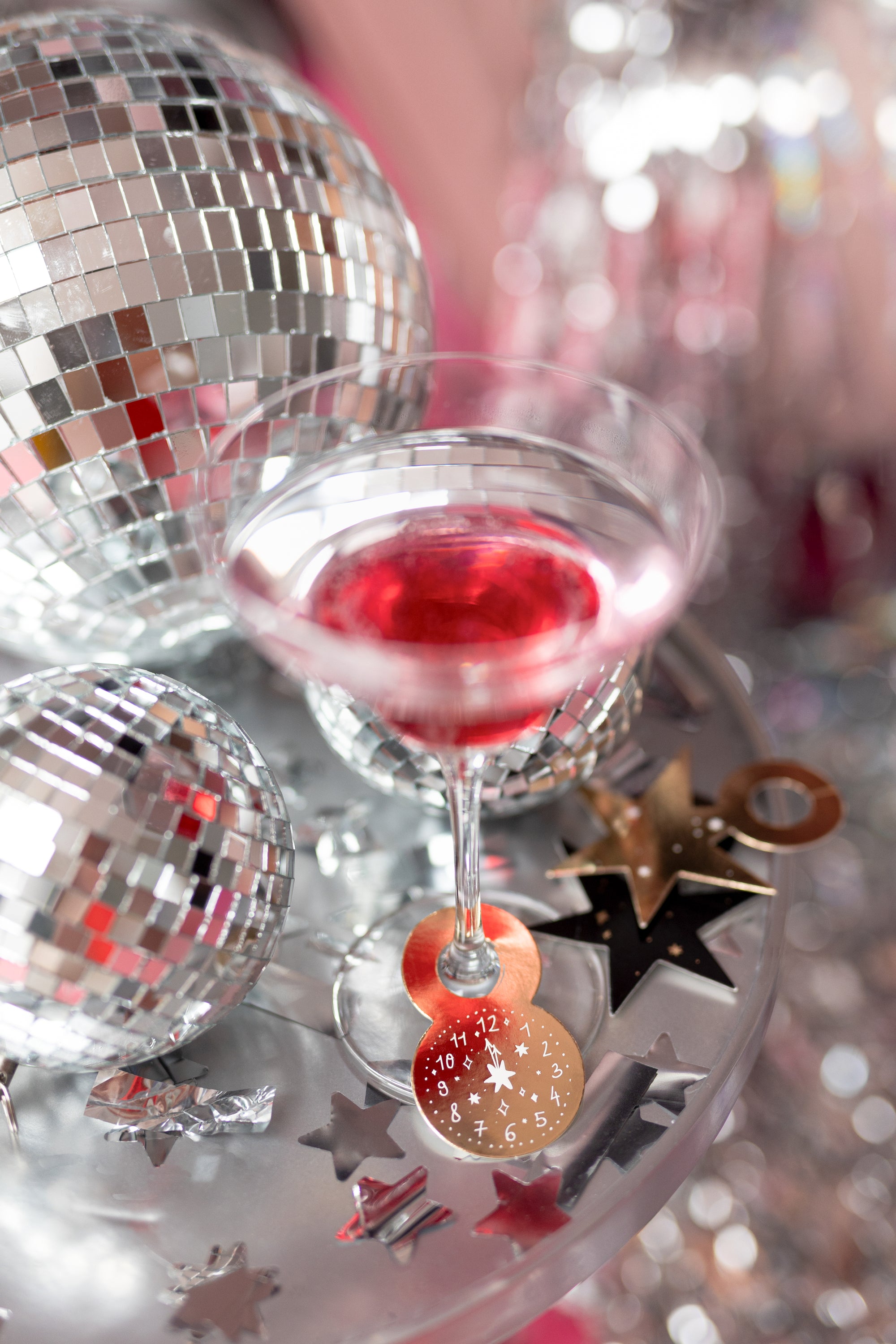 New Year Drink Tags