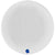 15" White Orbz Balloon