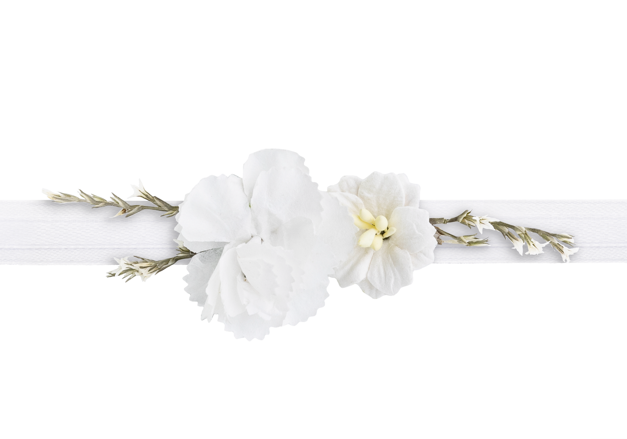 White Flower Wrist Corsage