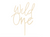 Wild One Wooden Cake Topper