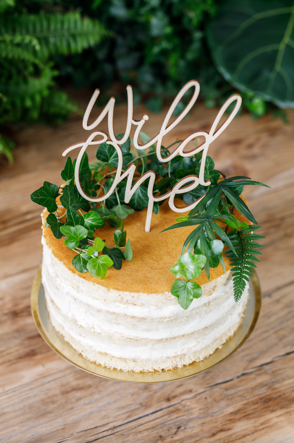 Wild One Wooden Cake Topper