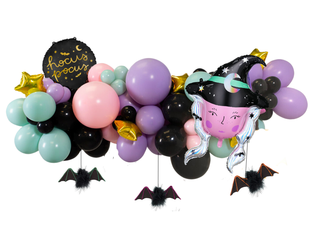 Halloween Witch Balloon Garland