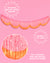 Pink Orange Scallop Fringe Banner